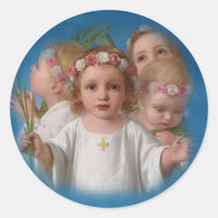 Sticker Rond Enfants merveilleux d'innocents saints