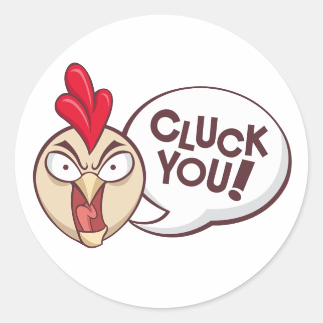 Sticker Rond Enfile-toi ! (Devant)