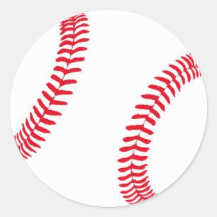Sticker Rond Engin de baseball