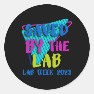Sticker Rond Enregistré Par Le Lab Lab Week 2023