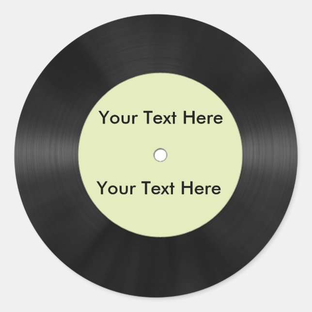 Sticker Rond Enregistrement (Devant)