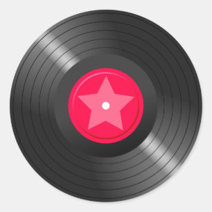 Sticker Rond Enregistrement LP02