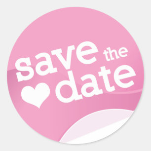 Sticker Rond enregistrer la date