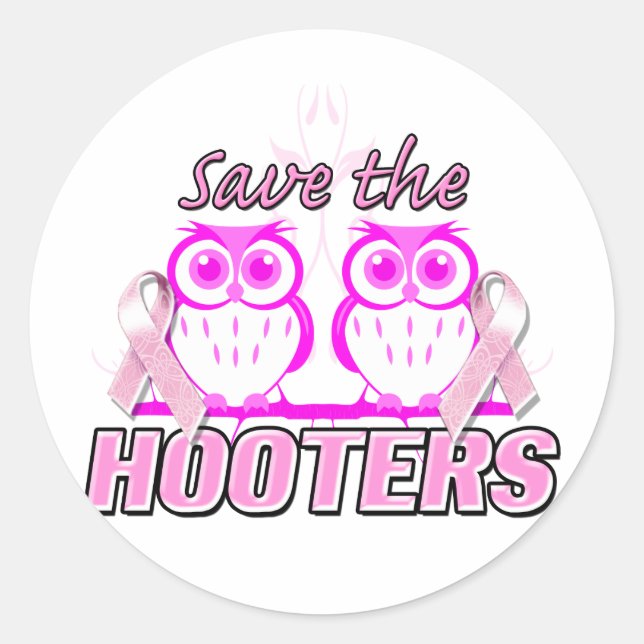 Sticker Rond Enregistrer Le Fichier Hooters.png (Devant)