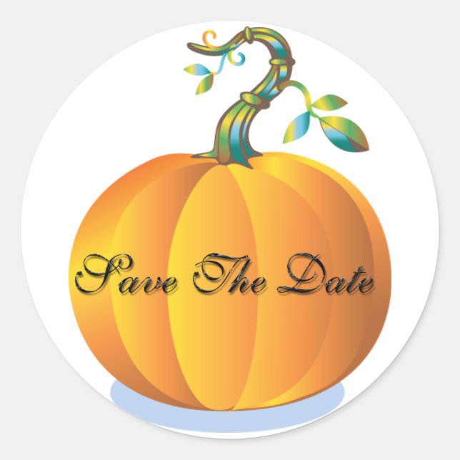 Sticker Rond Enregistrer Le Sceau D'Enveloppe Date (Devant)