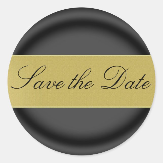 Sticker Rond Enregistrer le sticker/sceau de date (Devant)