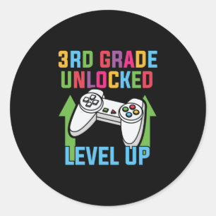 Sticker Rond Enseignant de 3e année 3e année Niveau supérieu