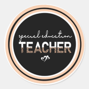 Sticker Rond Enseignant de l'enseignement spécial SPED