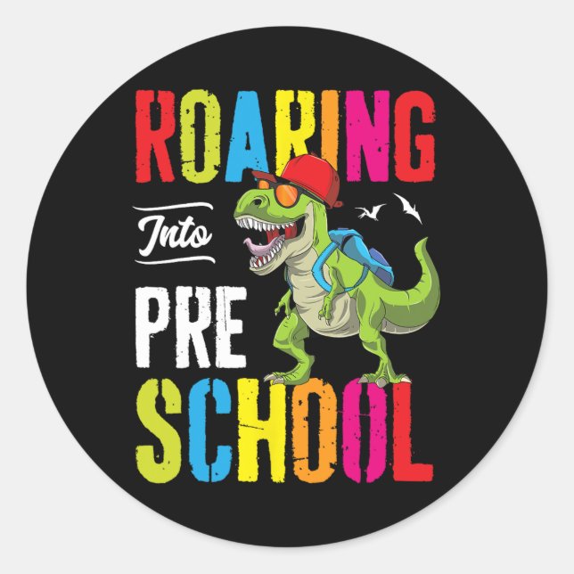 Sticker Rond Enseignant Pré K Ck T T (Devant)