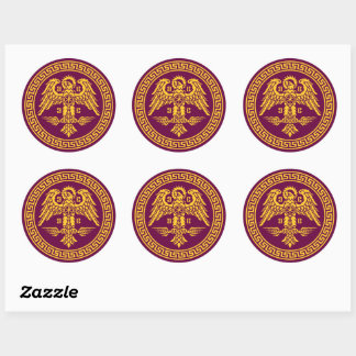 Sticker Rond Ensemble d'autocollants du logo SPQR