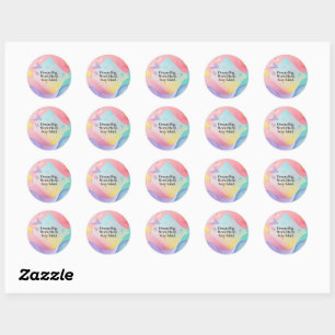 Sticker Rond Ensemble d'autocollants motivationnels – "Faire de