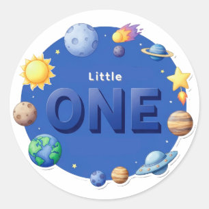 Sticker Rond Ensemble de cliparts de cercle spatial