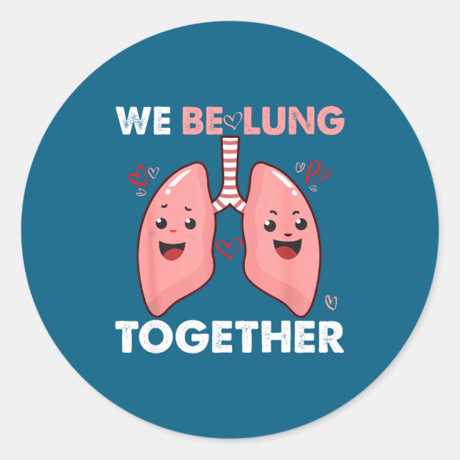 Sticker Rond Ensemble heureux couple saint-valentin (Devant)
