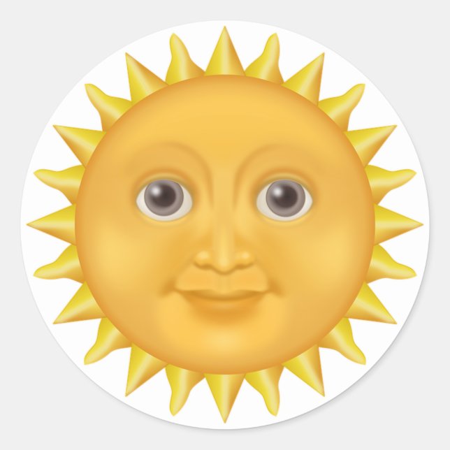 Sticker Rond Ensoleillement (Devant)