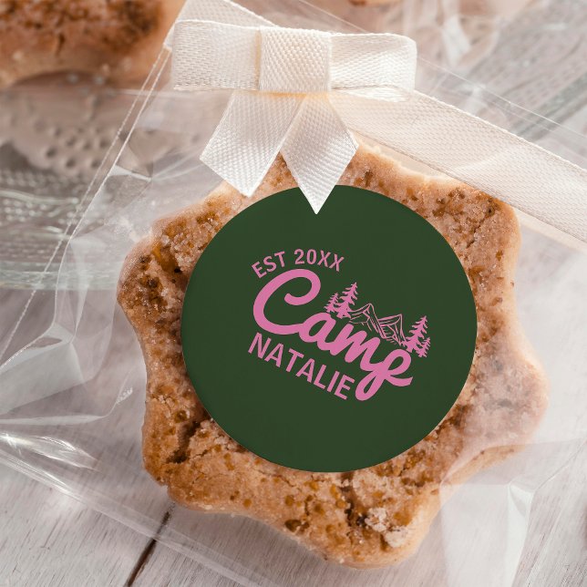 Sticker Rond Enterrement de vie de jeune fille personnalisé au  (Créateur téléchargé)