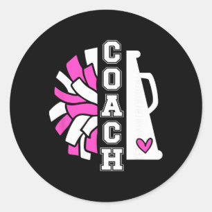 Sticker Rond Entraîneur de cheer Appréciation Entraîneur de che