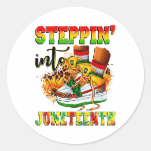 Sticker Rond Entrée Dans Le 11E Junetten Femme Black Girls Sn