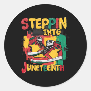 Sticker Rond Entrée Dans Le 11E Junetten Femme Black Girls Sn