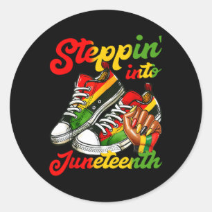 Sticker Rond Entrée Dans Le 11E Junetten Femme Black Girls Sn