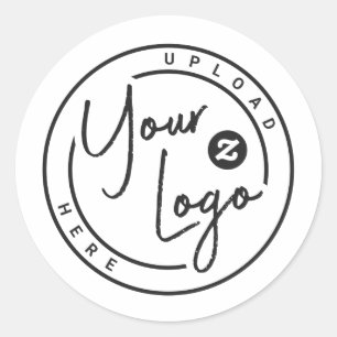 Sticker Rond Entreprise avec logo personnalisé