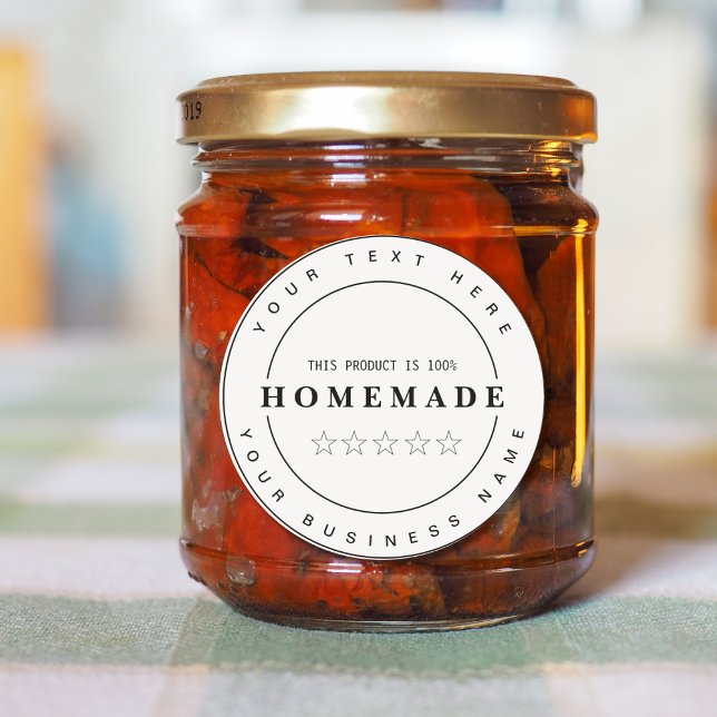 Sticker Rond Entreprise de petite taille entièrement modifiable (Créateur téléchargé)