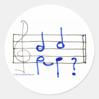 Sticker Rond Entreprise inachevée