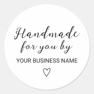 Sticker Rond Entreprise personnalisée