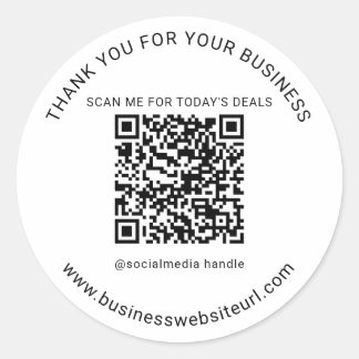 Sticker Rond Entreprise Professionnelle Simple