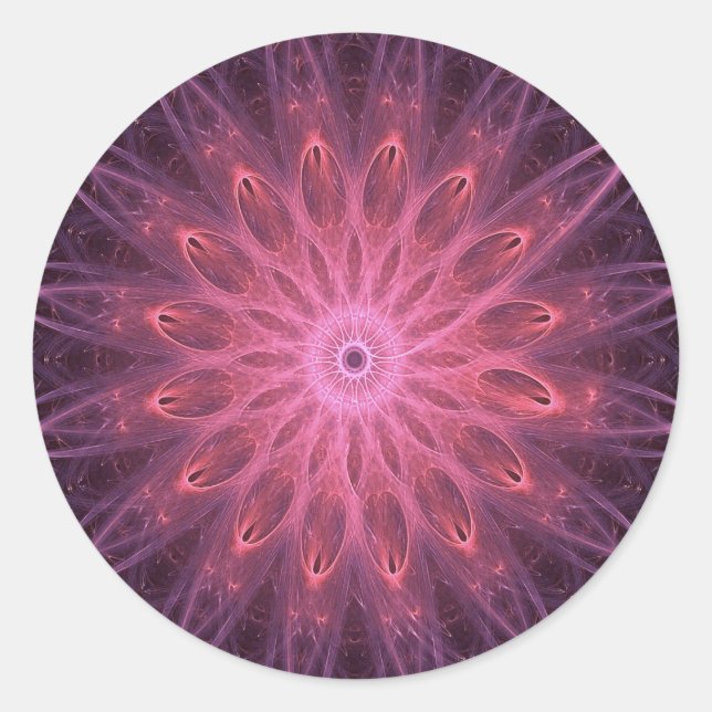 Sticker Rond Entrez Dans Les Profondeurs (Devant)