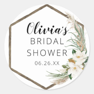 Sticker Rond Enveloppe de couronne bohémienne Favoriser les aut