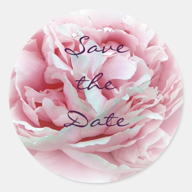 Sticker Rond Enveloppe mariage (Devant)