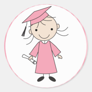 Sticker Rond Enveloppe pour filles
