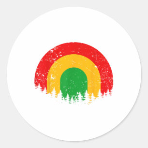 Sticker Rond Environnement cool Nature Écologique Écologique Co