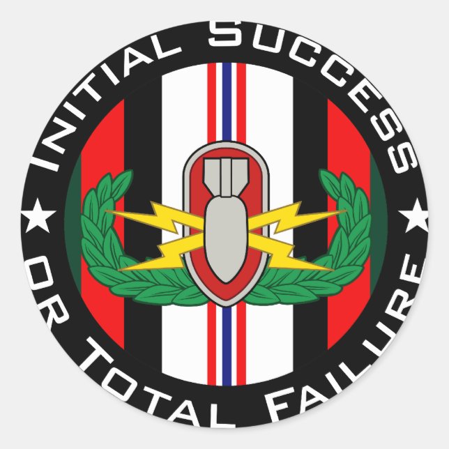 Sticker Rond EOD en couleurs OEF ISoTF (Devant)