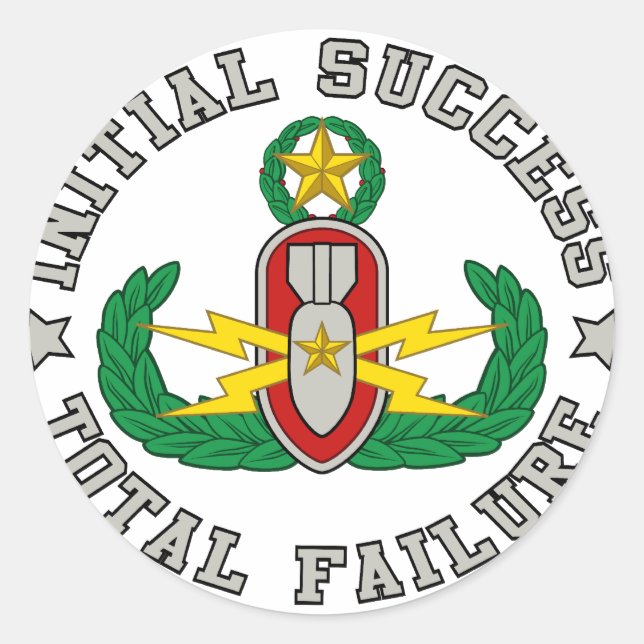 Sticker Rond EOD Master couleur ISTF (Devant)