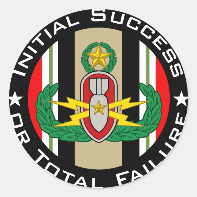 Sticker Rond EOD Master en couleur OIF ISoTF (Devant)