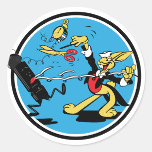 Sticker Rond EOD Rabbit