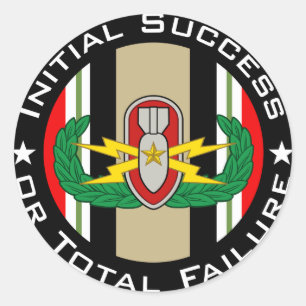 Sticker Rond EOD Senior en couleur OIF ISoTF