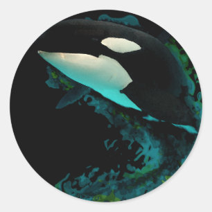 Sticker Rond Épaulard