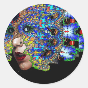 STICKER ROND ÉPHÉMERAL