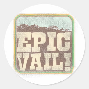 Sticker Rond Epic Vail
