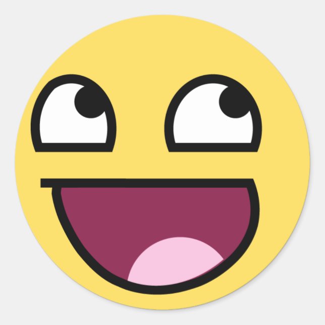 Sticker Rond Epic Win (Devant)