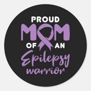 Sticker Rond Epilepsie Maman Seizure Sensibilisation Fière Mama