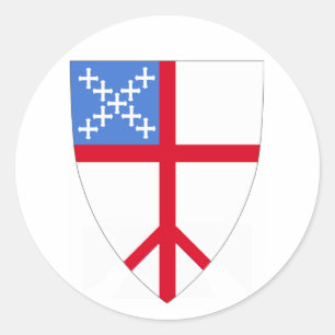Sticker Rond Episcopalians pour la paix dans toute l'église