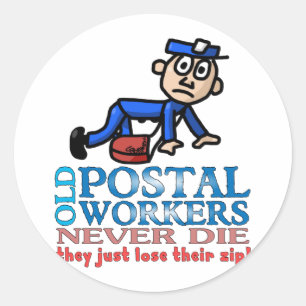 Sticker Rond Epitaph Postal