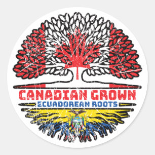 Sticker Rond Équateur équatorien Équateur Équateur Équateur Équ