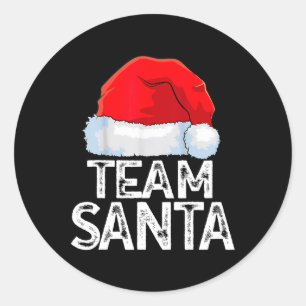 Sticker Rond Équipe cycliste Santa Family