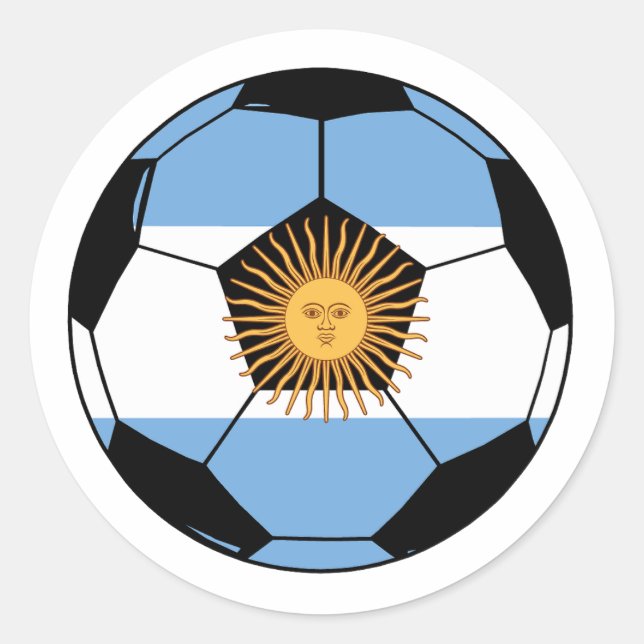 Sticker Rond Équipe d'Argentine (Devant)
