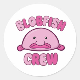 Sticker Rond Équipe de Blobfish