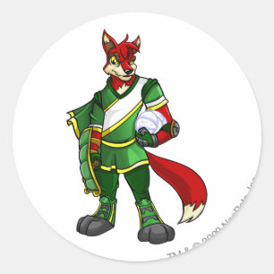 Sticker Rond Équipe de Brightvale Capitaine 2